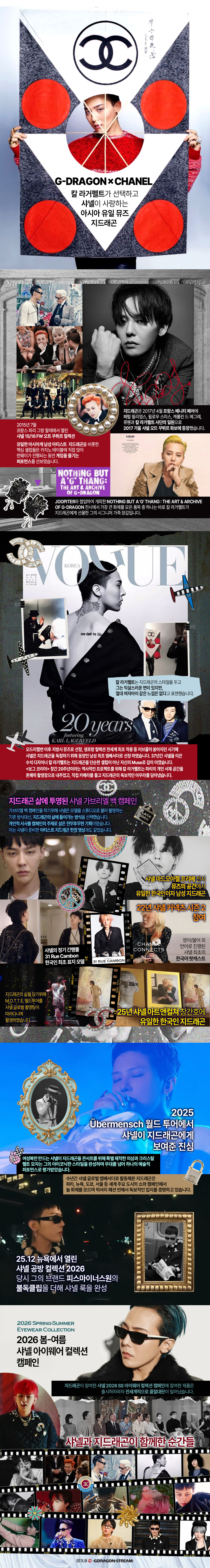 CHANEL G-DRAGON 아카이브 이미지
